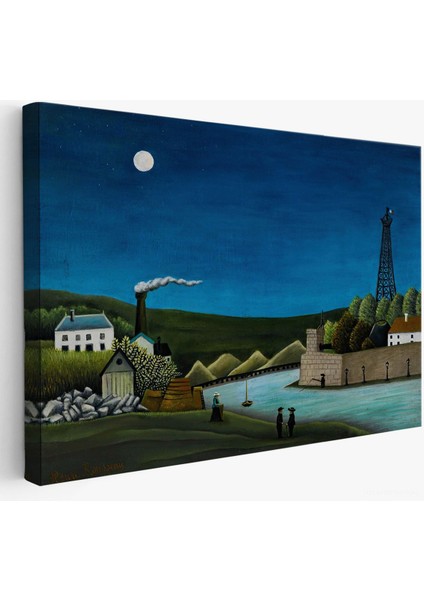 Henri Rousseau -Suresnes'teki Seine Nehri Tablo - The Seine At SURESNES-7093