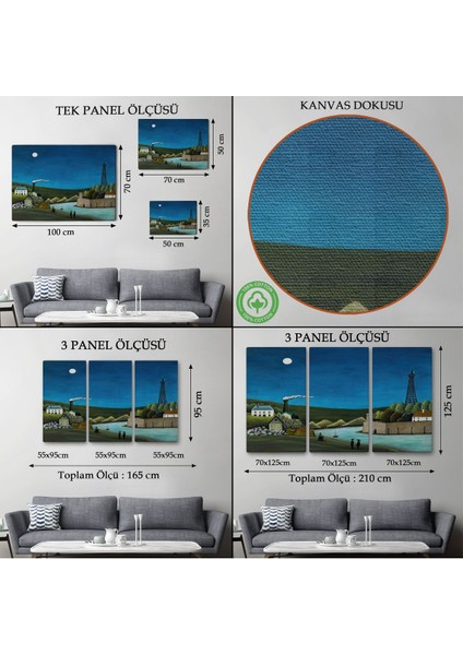 Henri Rousseau -Suresnes'teki Seine Nehri Tablo - The Seine At SURESNES-7093 modelleri