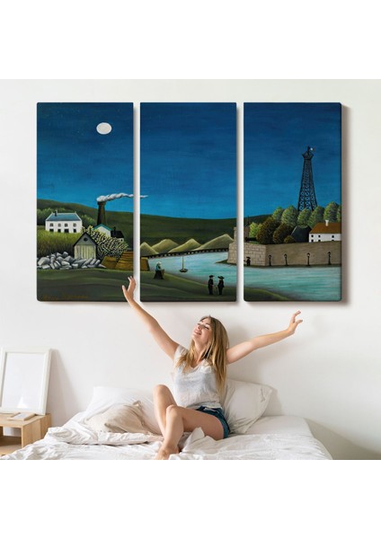 Henri Rousseau -Suresnes'teki Seine Nehri Tablo - The Seine At SURESNES-7093 indirimleri