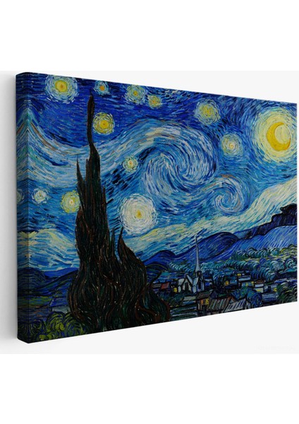 Vincent Van Gogh - Yıldızlı Gece Tablo - The Starry NIGHT-7133