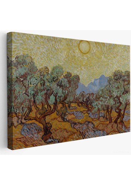 Vincent Willem Van Gogh - Zeytin Ağaçları Tablosu - Olive TREES-7184