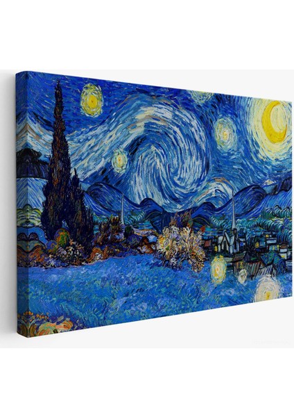Vincent Van Gogh - Yıldızlı Geceler TABLO-7151