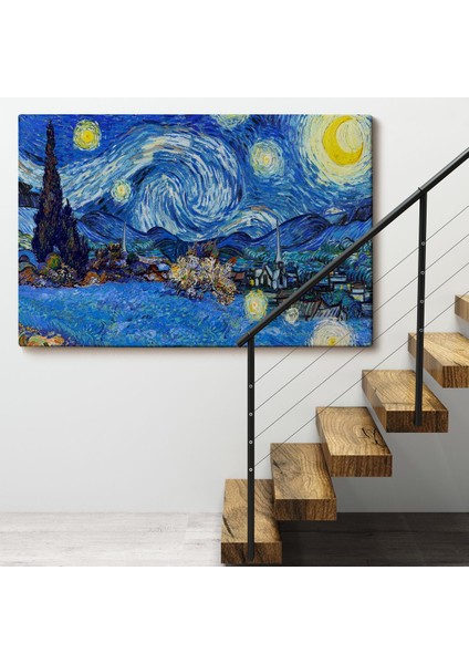 Vincent Van Gogh - Yıldızlı Geceler TABLO-7151 fırsatları