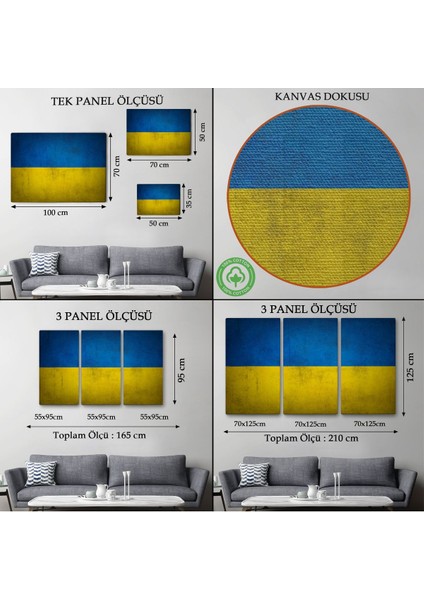 Ukrayna BAYRAĞI-7270 modelleri