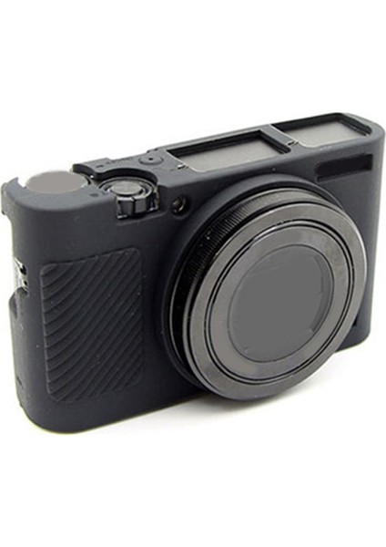Sony DCS-RX100 Serisi M3, M4, M5, M6, M7 Için Silikon Koruyucu Kılıf - Yumuşak, Çizilmeye Dayanıklı Kamera Kılıfı Siyah (Yurt Dışından)