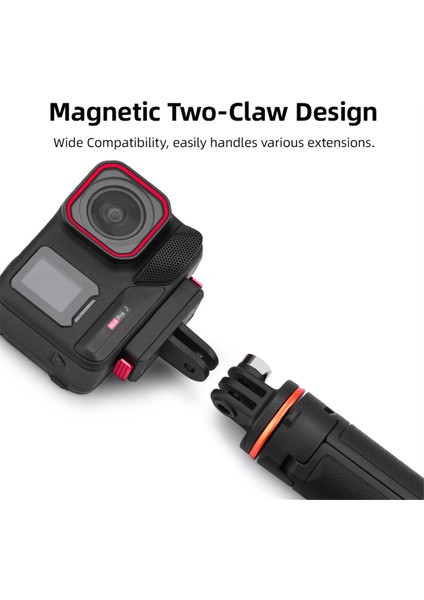 Djı Insta 360 Ace/pro/pro 2 Için Adaptör Tabanı Manyetik Hızlı Çıkarma Montaj Tabanı Kamera Tripod Adaptörü Montaj Plakası (Yurt Dışından)