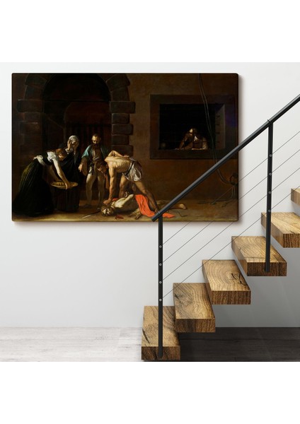 Vaftizci Yahya'nın Başının Kesilmesi Tablo - Caravaggio - The Beheading Of St John The BAPTIST-7139 fırsatları