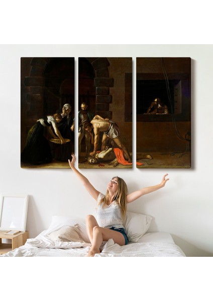 Vaftizci Yahya'nın Başının Kesilmesi Tablo - Caravaggio - The Beheading Of St John The BAPTIST-7139 indirimleri