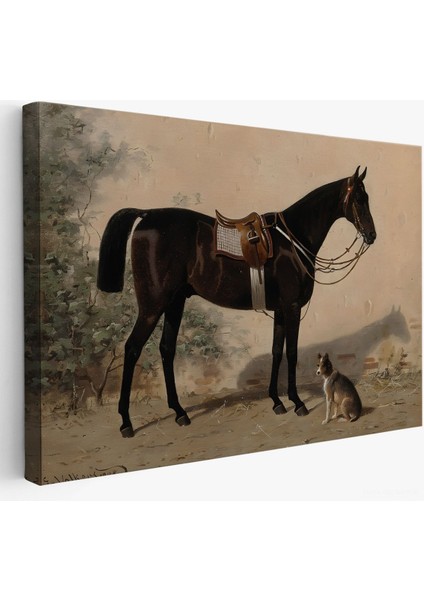 Emil Volkers'ın Ahırdaki At TABLOSU-7027