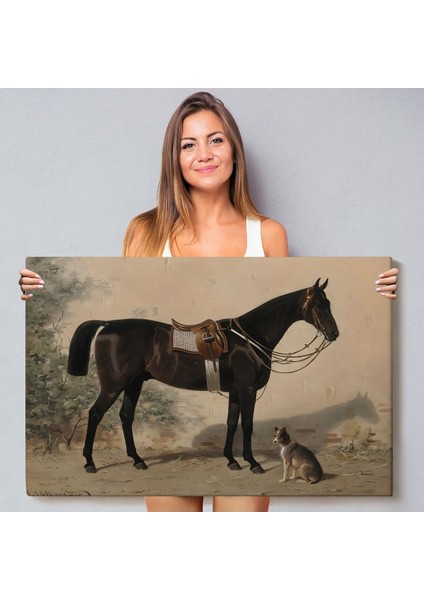 Emil Volkers'ın Ahırdaki At TABLOSU-7027 fiyatları