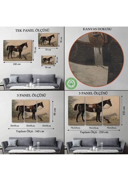 Emil Volkers'ın Ahırdaki At TABLOSU-7027 modelleri
