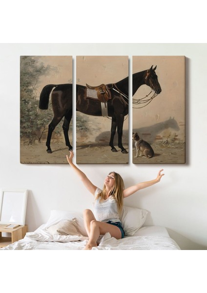 Emil Volkers'ın Ahırdaki At TABLOSU-7027 indirimleri