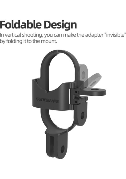 Sunnylife INSTA360 Go 3s Katlanabilir Adaptör Koruyucu Çerçeve Montajı Dikey-Yatay Çekim INSTA360 Go 3s Aksesuarları (Yurt Dışından) modelleri