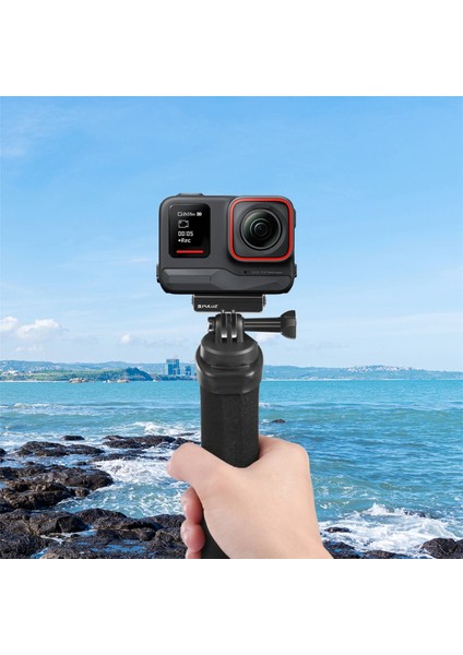 Puluz Manyetik Hızlı Çıkarma Aksesuarı INSTA360ACE Pro/x3/one X2/gopro Çok Işlevli Kullanışlı Adaptör Tabanı (Yurt Dışından)