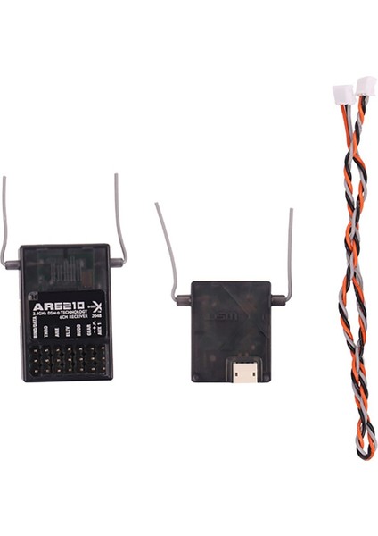 AR6210 Dsmx 2.4g 6 Kanal Alıcı Alıcı W Uydu Dsm2 DX6I Dx7 Dx8 AR9020 Jr Dsx7 Dsx9 Uçak (Yurt Dışından)