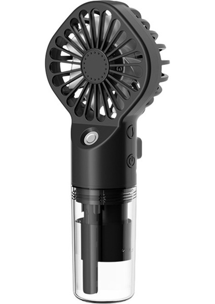 Taşınabilir El Tipi Sprey Fanı Su Sprey Sis Fanı Öğrenci Yurdu Mini Fan Yaz Malzemeleri Açık Hava Soğutma Aracı, Siyah (Yurt Dışından)