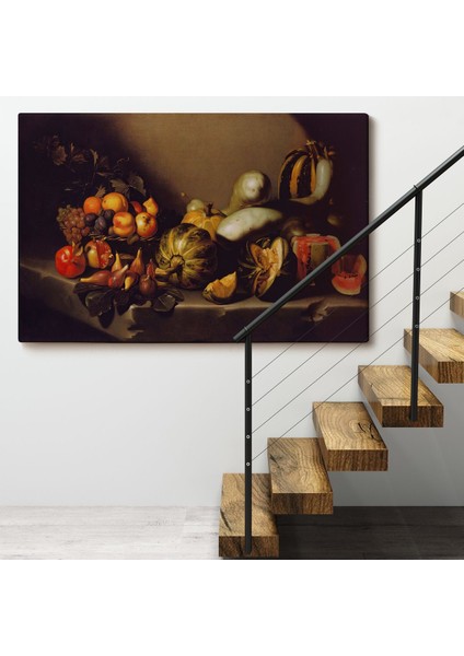 Caravaggio - Meyveli Natürmort Tablo - Still Life With FRUIT-7134 fırsatları