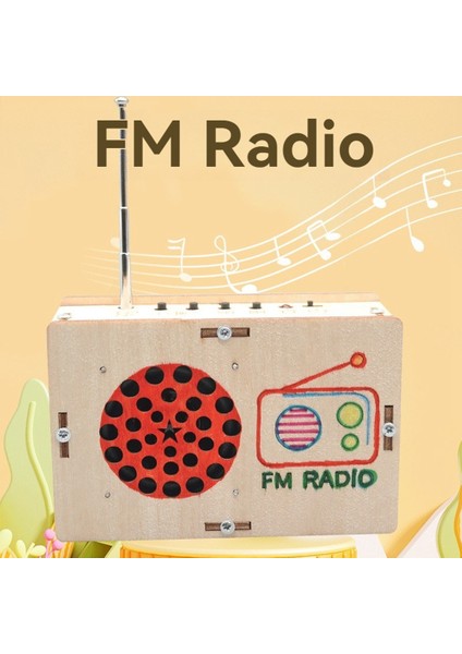 Kendin Yap Fm Radyo Modeli Ahşap Bilim Projesi Buhar Modeli Çocuklar Gençler Doğum Günü Hediyesi (Yurt Dışından)
