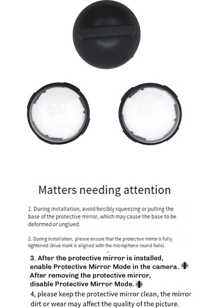 INSTA360 X4 Panoramik Spor Kamerası Için Kamera Cam Koruyucu Ayna G12 Döner Aksesuarlar (Yurt Dışından) fırsatları