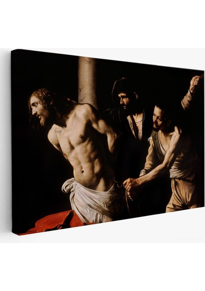 Caravaggio - Sütündaki Isa Tablo - Christ At The COLUMN-7062