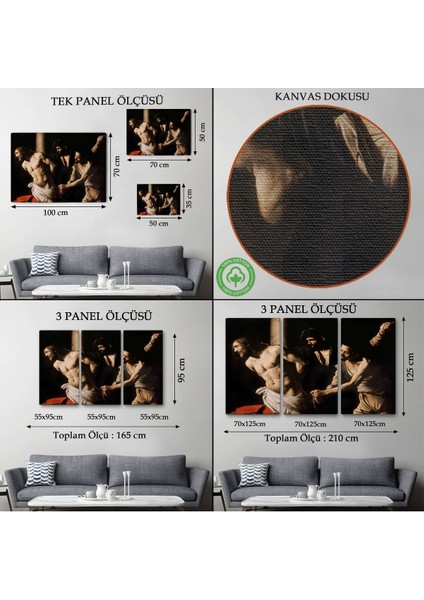 Caravaggio - Sütündaki Isa Tablo - Christ At The COLUMN-7062 modelleri