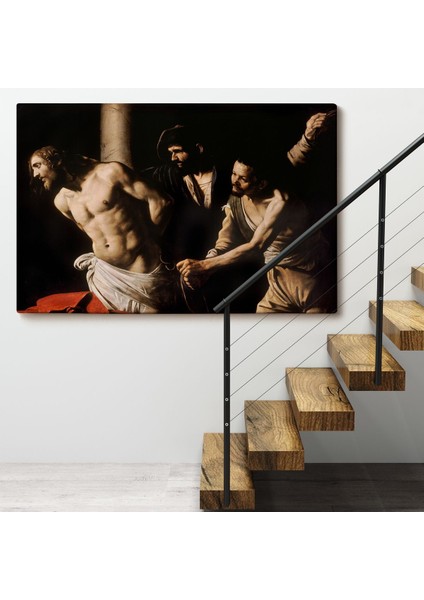 Caravaggio - Sütündaki Isa Tablo - Christ At The COLUMN-7062 fırsatları
