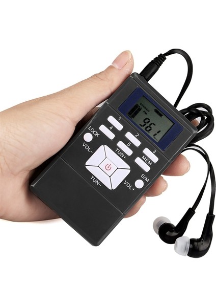 Dijital Fm Radyo Mini Hoparlör Taşınabilir Alıcı Ekran Tek Bant Müzik Çalar LED Ekran Gümüş Gri (Yurt Dışından) fiyatları