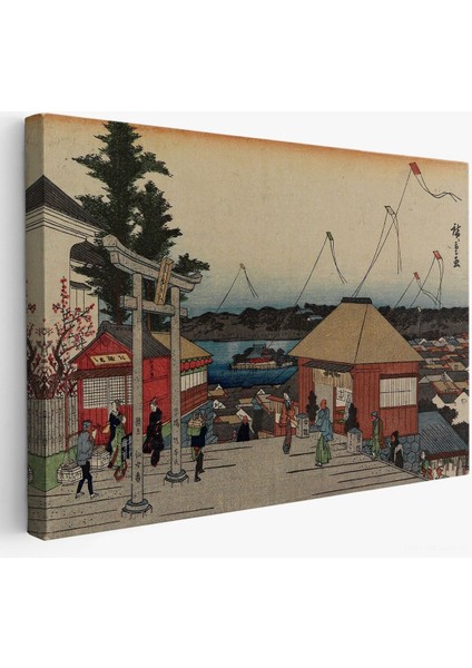 Hiroşige, Yushima'daki Tenjin Tapınağı TABLOSU-7028