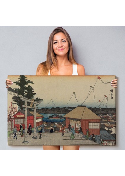 Hiroşige, Yushima'daki Tenjin Tapınağı TABLOSU-7028 fiyatları