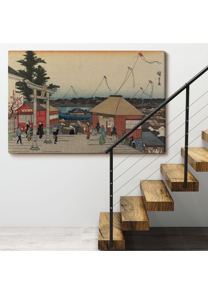 Hiroşige, Yushima'daki Tenjin Tapınağı TABLOSU-7028 fırsatları