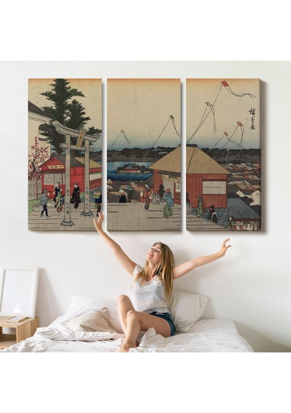 Hiroşige, Yushima'daki Tenjin Tapınağı TABLOSU-7028 indirimleri