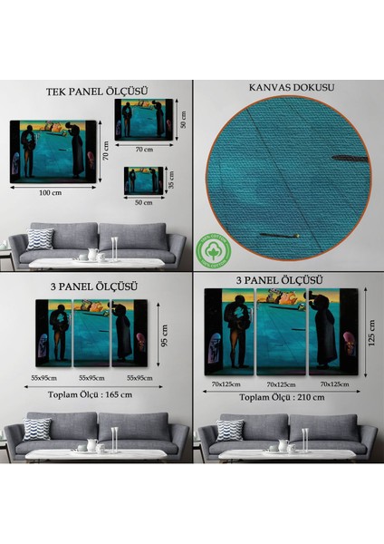 Salvador Dalı - L'angelus TABLO-7126 modelleri