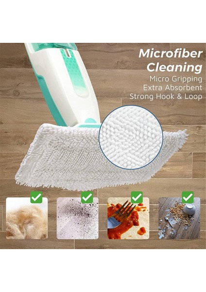 10 Adet Mikrofiber Buharlı Paspas Yedek Pedleri Shark Buharlı Paspas S3101 S3102 S3250 S3251 Yıkanabilir Tekrar Kullanılabilir Paspas Pedleri (Yurt Dışından) fırsatları