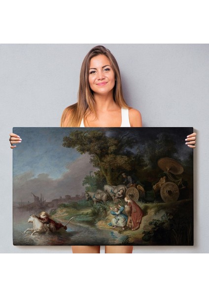 Rembrandt - Avrupalının Kaşırılışı Tablo - The Abduction Of EUROPA-7138