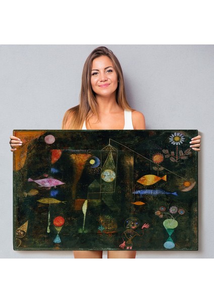 Paul Klee - Sihirli Balık Tablo - Fish MAGIC-7109 fiyatları