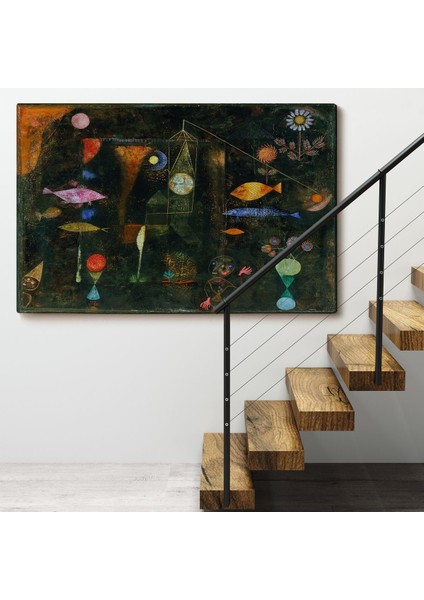 Paul Klee - Sihirli Balık Tablo - Fish MAGIC-7109 fırsatları