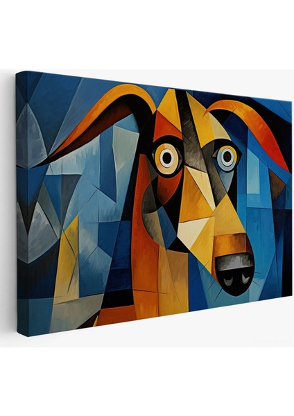 Pablo Picasso Tarzında Soyut Köpek TABLOSU-7212