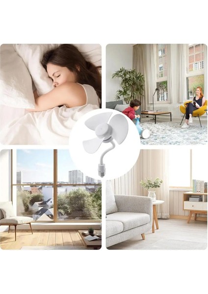 Vidalama Soketli Fan Kompakt Tavan Soğutucu Fan Vidalama Soğutma Fanı Sessiz Küçük Masaüstü Fan Yatak Odası Mutfak Çalışma Odası Için (Yurt Dışından) fırsatları
