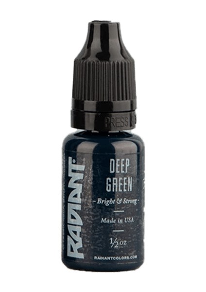 Deep Green - Radiant Tattoo Dövme Boyası - 0,5OZ - 15 ml