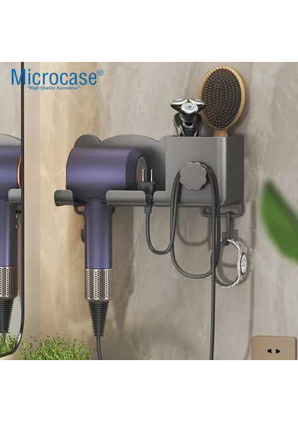 Çok Fonksiyonlu Saç Kurutma Makinası ve Banyo Malzemeleri İçin Düzenleyici Askılık Stand - AL5050 fırsatları