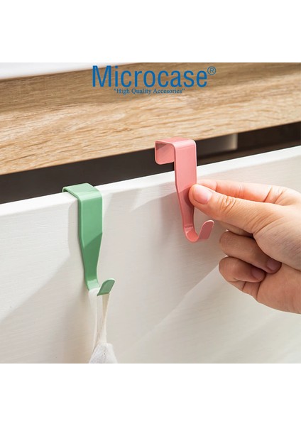 Sert Abs Plastik Çok Amaçlı Mutfak Dolabı Kapı Duşakabin Vb Alanlar Için Plastik Askılık Kanca 4lü Set - AL4988 fırsatları