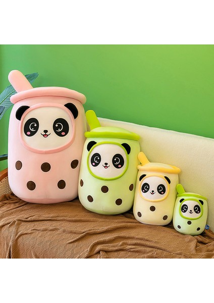Yaratıcı Yeni Krema Sütlü Çay Fincan Yastık Sütlü Çay Panda Bebek Peluş Oyuncak Çocuk Bebek Bebek Alışveriş Merkezi Partisi (Yurt Dışından)