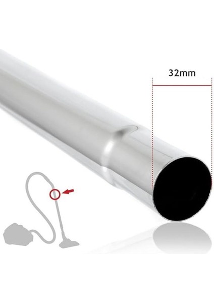 Rowenta Ro 3751 Ta Compact Power Paslanmaz Çelik Teleskopik Süpürge Borusu
