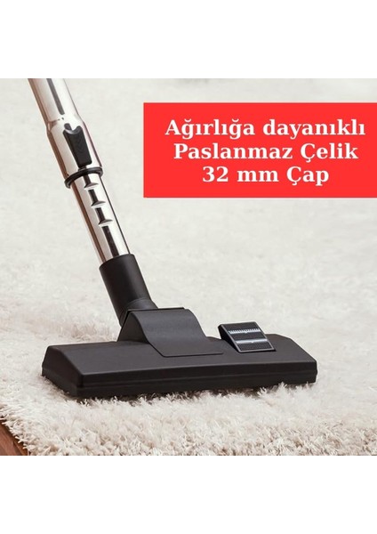Rowenta Ro 3751 Ta Compact Power Paslanmaz Çelik Teleskopik Süpürge Borusu