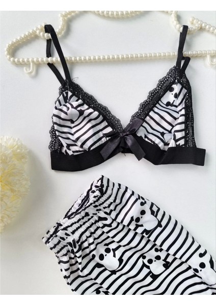Şortlu Sexy Takım Pijama Takımı