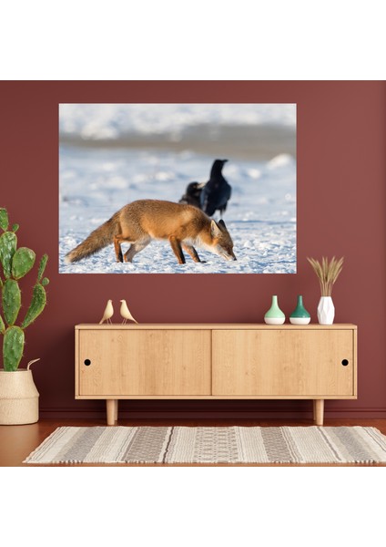 Kanvas Tablo -Kızıl Tilki Serisi fiyatları