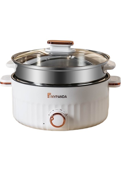 22CM Çok Fonksiyonlu Elektrikli Ocak Elektrikli Ocak Gözü Stir-Fry Ev Tipi Kızartma Hepsi Bir Arada Ocak (Yurt Dışından)