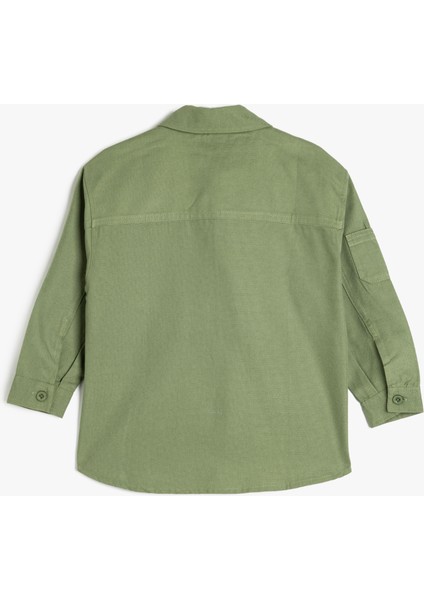 Tek Cepli Uzun Kollu Pamuklu Gömlek Ceket fiyatları