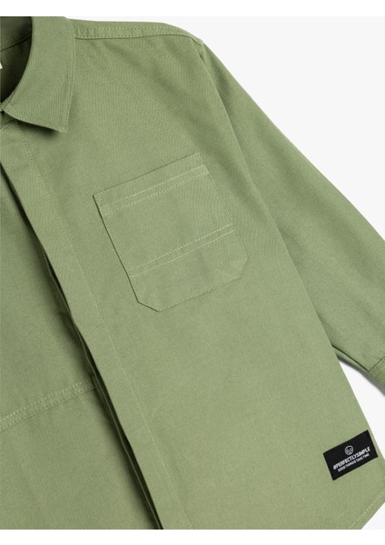 Tek Cepli Uzun Kollu Pamuklu Gömlek Ceket modelleri