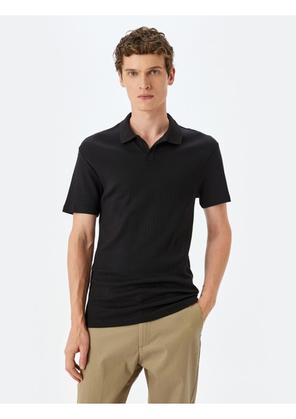 Kısa Kollu Pamuklu Slim Fit Polo Yaka Tişört modelleri
